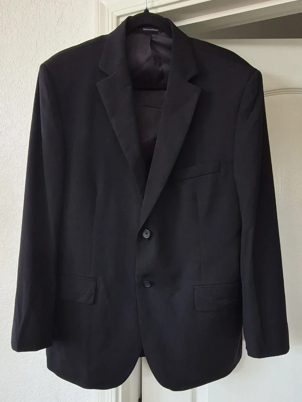 Pronto Uomo Platinum 100% Wool Three Button Blazer Sz 44 Short
